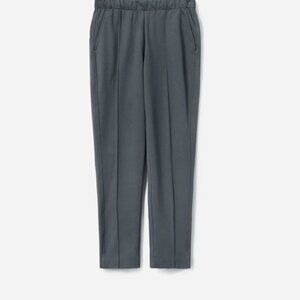 Everlane The Dream Pant Slate Grey XS Trousers Pleated Stretchy pants
